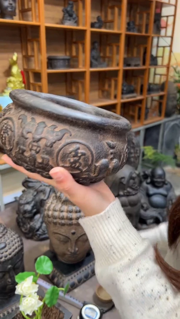 陶土【火山泥】聚宝盆