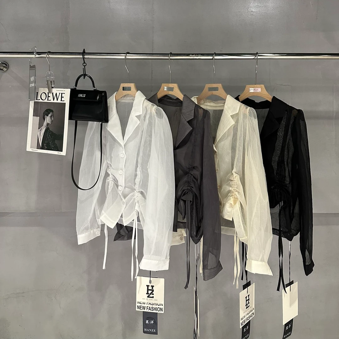 【寒泽自制】“人见人爱”抽绳压褶防晒W 333-xx