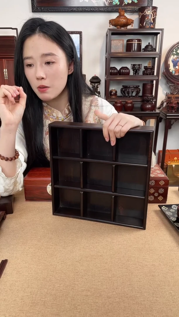 黑酸枝木类成套家具九宫格