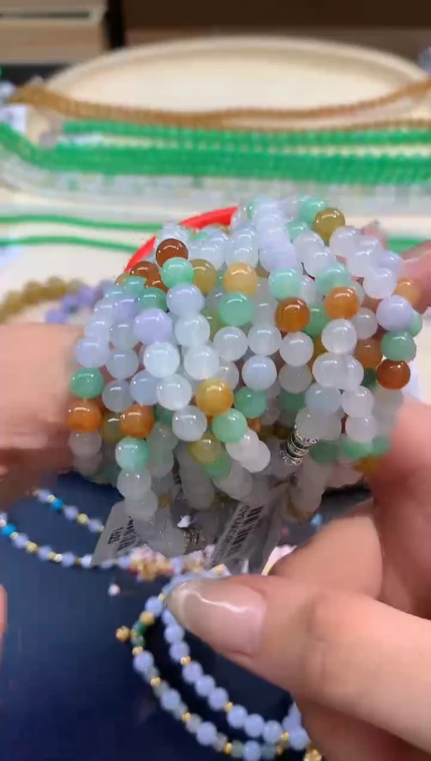 未镶嵌手串翡翠E323|多样性发货一件|380