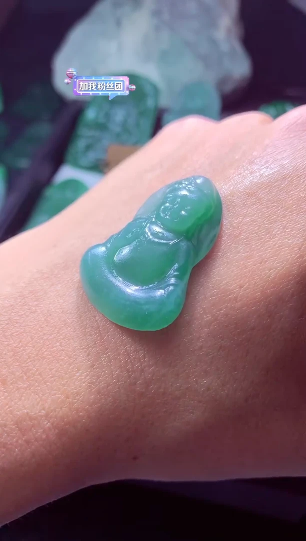 未镶嵌定制翡翠平**生天然缅甸翡翠A货吊坠多样性发货其一
