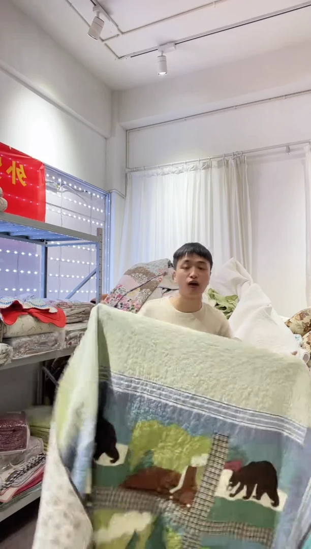 棉240*250纯棉床盖103号微瑕