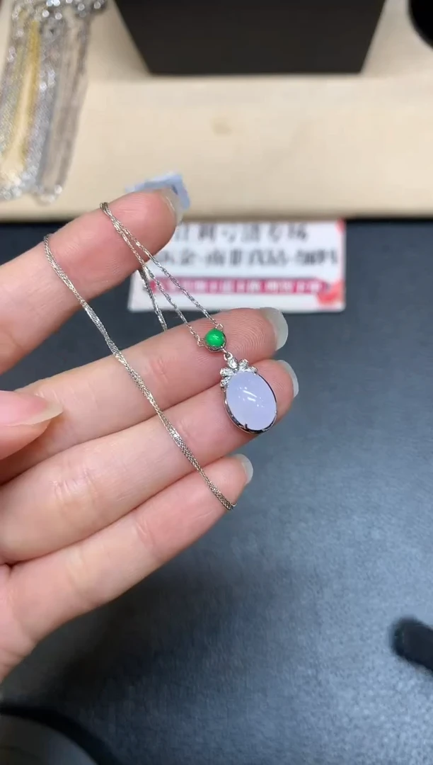 【闪购商品】翡翠颈饰18K金镶嵌【无鉴赏期多样性发其一