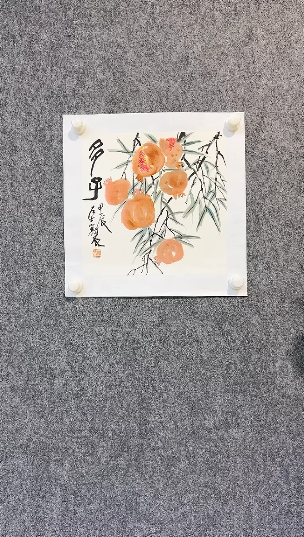 国画左古山-1平尺-国画作品