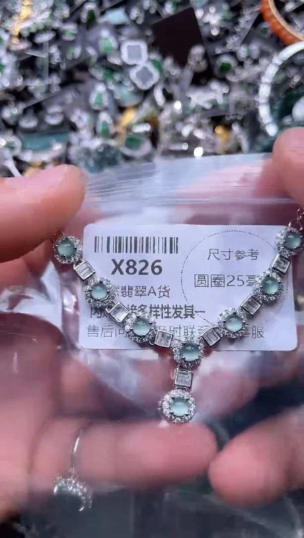 【闪购商品】翡翠颈饰未镶嵌X826项链