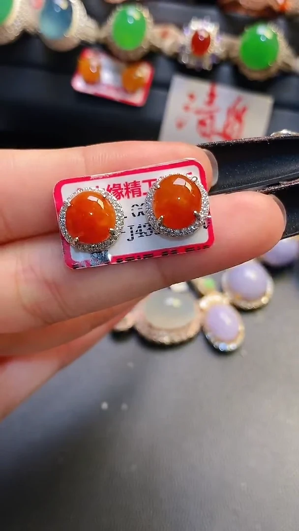 银S925镶嵌戒指翡翠禅*天然