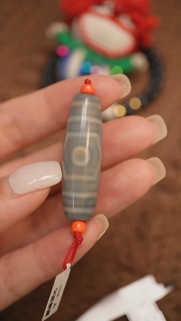 未镶嵌颈饰玛瑙/玉髓蚀花玛瑙珠定制编绳