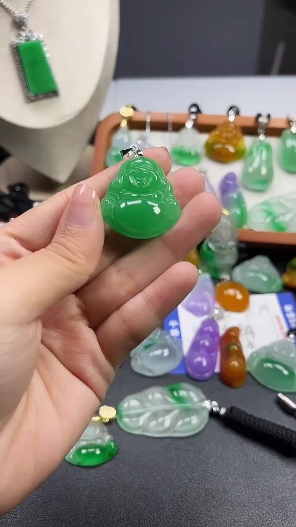 颈饰未镶嵌翡翠  所见即所得 一图一物