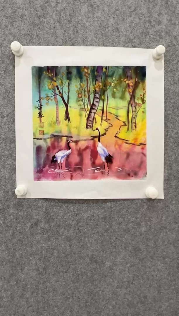 国画王忠权-1平尺-国画作品