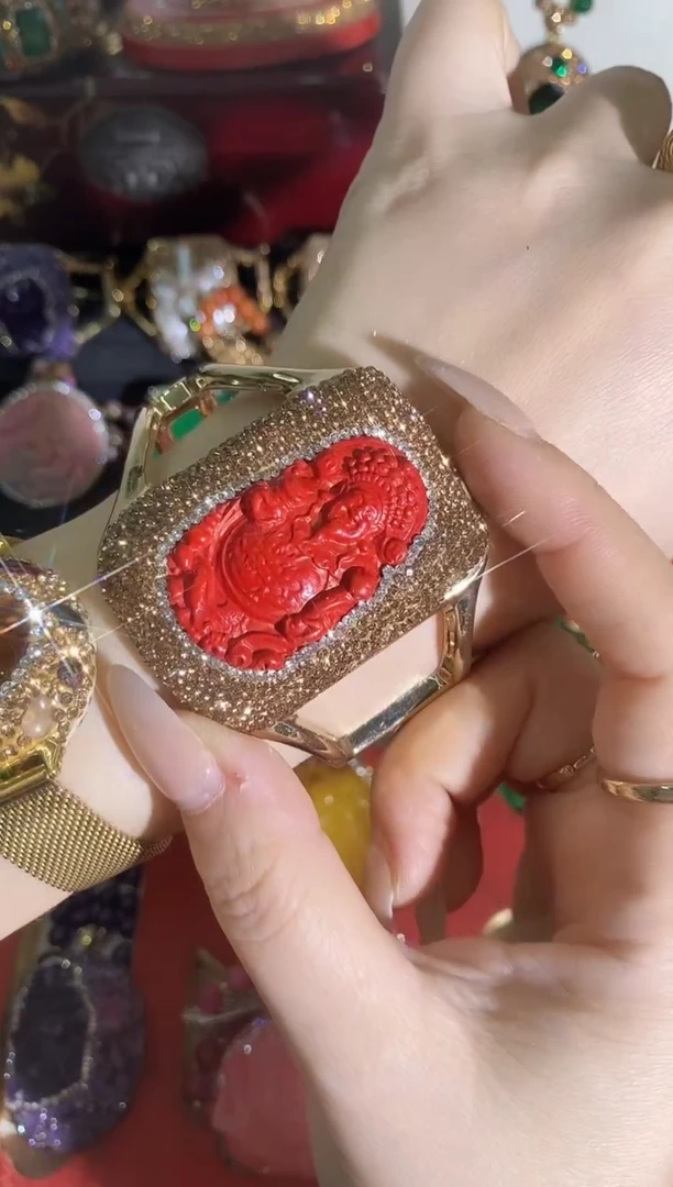 铜合金合成立方氧化锆手镯