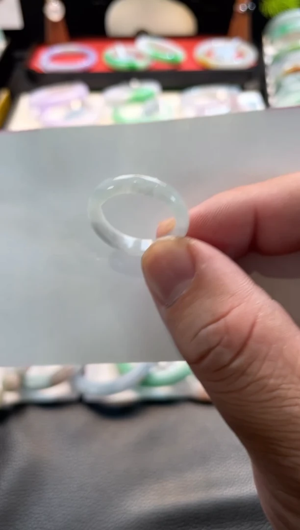 未镶嵌戒指翡翠39号链接 有纹裂 1718