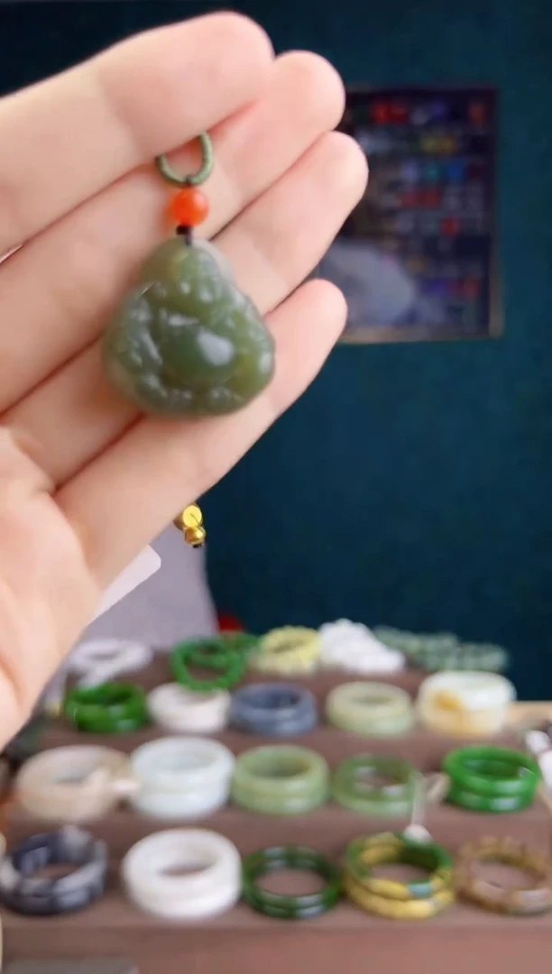 和田玉未镶嵌颈饰多样性发货 拍一单发一个