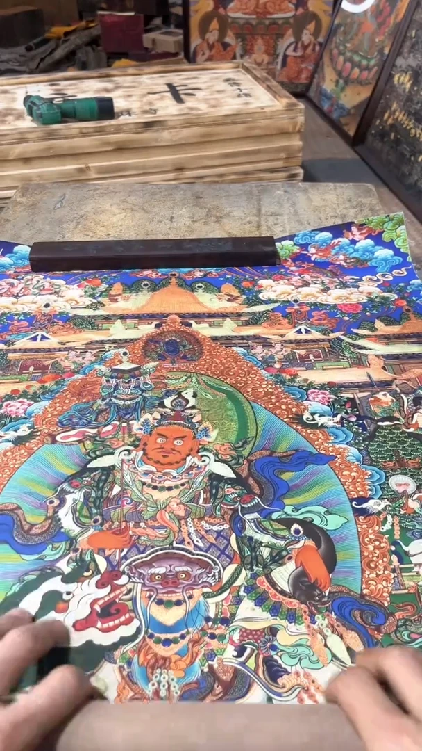 卷轴画卷轴画玖忆唐卡TK16100