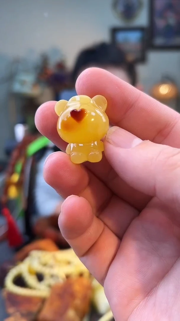 蜜蜡颈饰未镶嵌成品