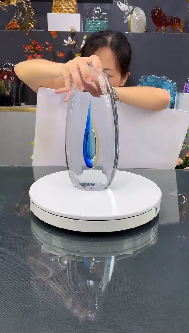 琉璃水晶琉璃摆件1个