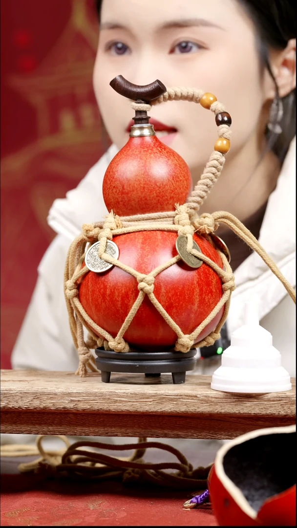 690号纯手工制作天然大漆真葫芦