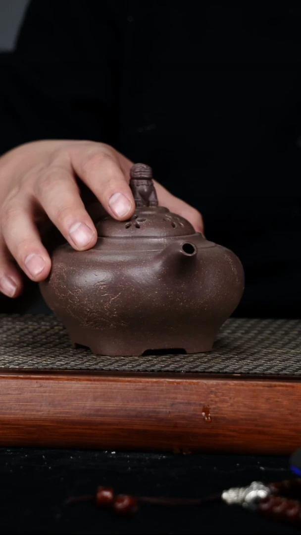 茶壶紫砂原矿天青泥威震四方450cc