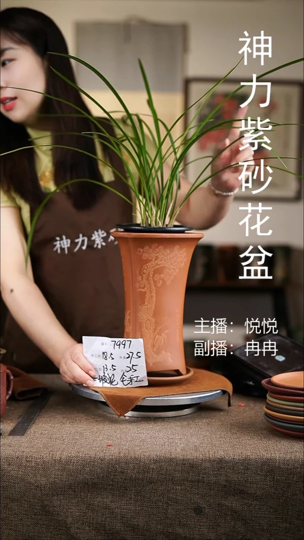 紫砂花盆紫砂花盆7997+z