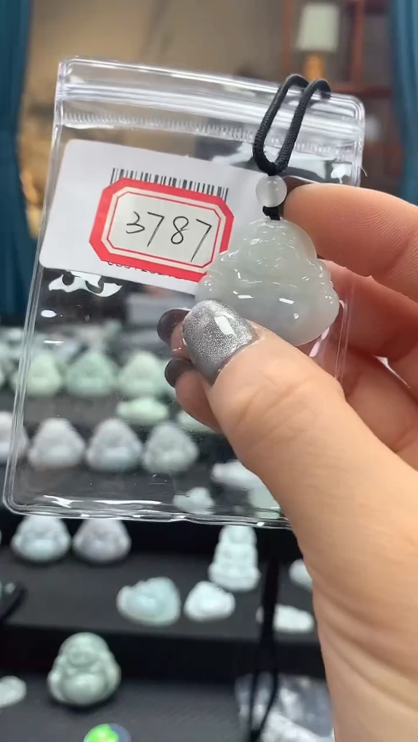 颈饰未镶嵌翡翠佛公3787