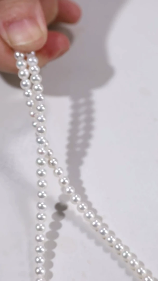 淡水珍珠未镶嵌项链062901  淡水ak小米链