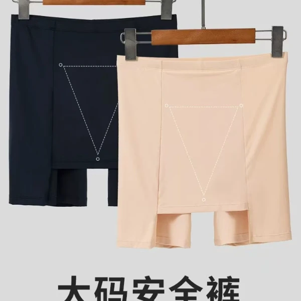 大码高腰薄款夏季短裤收腹裤防走光遮挡三角区大码女装2025新款