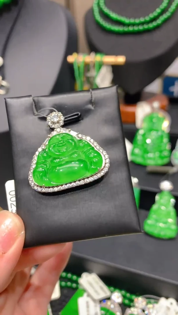 颈饰银S925镶嵌翡翠23一季