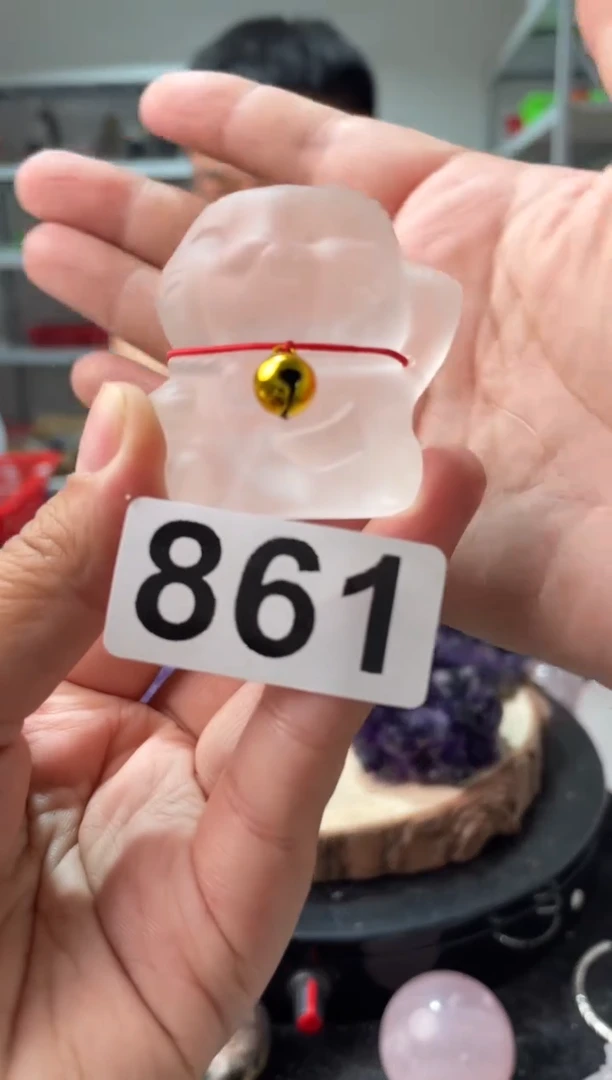 未镶嵌水晶大型摆件（非配饰）白水晶猫861