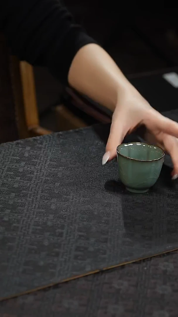 瓷山*～汤忠仁 六瓣 岩茶杯