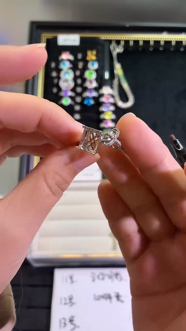 锆石铜合金13号 8*10倒角 冰花空托