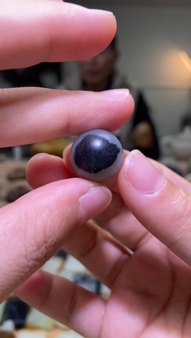 未镶嵌和田玉挂件新疆和田玉珠子青花卡16