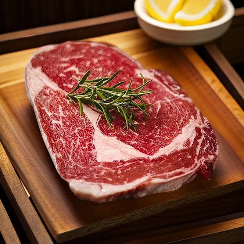 原切牛排（首播福利款）进口原切草饲眼肉牛排1600g 4包下单送海盐