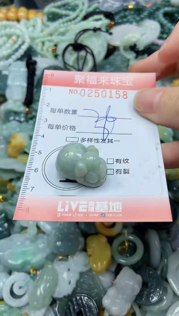 未镶嵌挂件翡翠闪购0250158