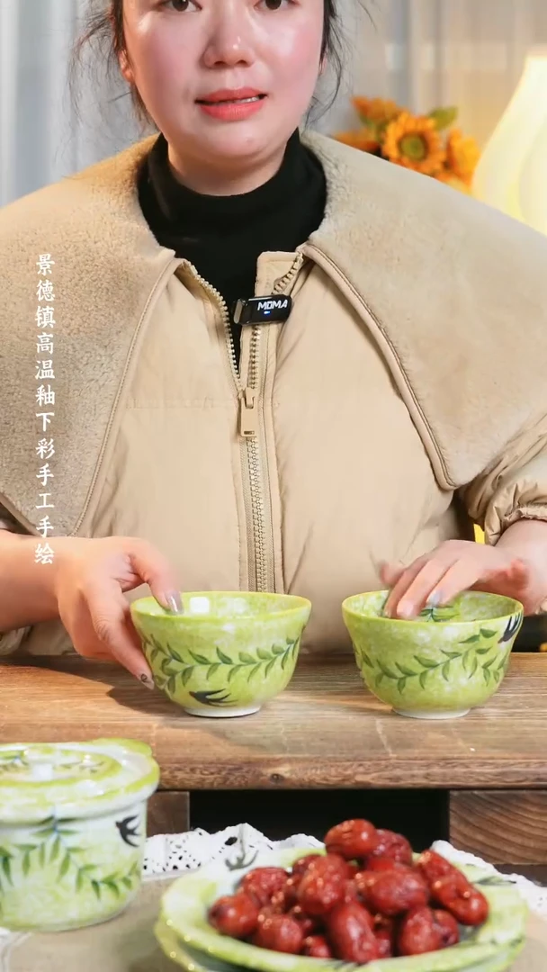 【闪购商品】碗景德镇高温釉下彩手绘陶瓷