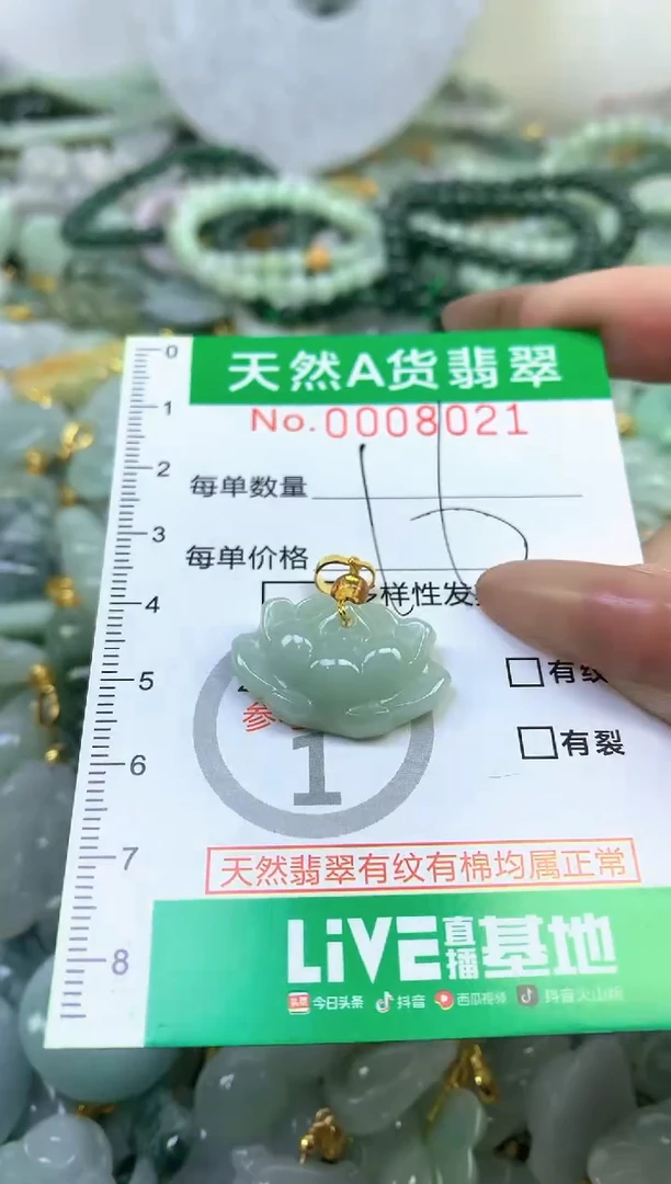 颈饰未镶嵌翡翠a货翡翠