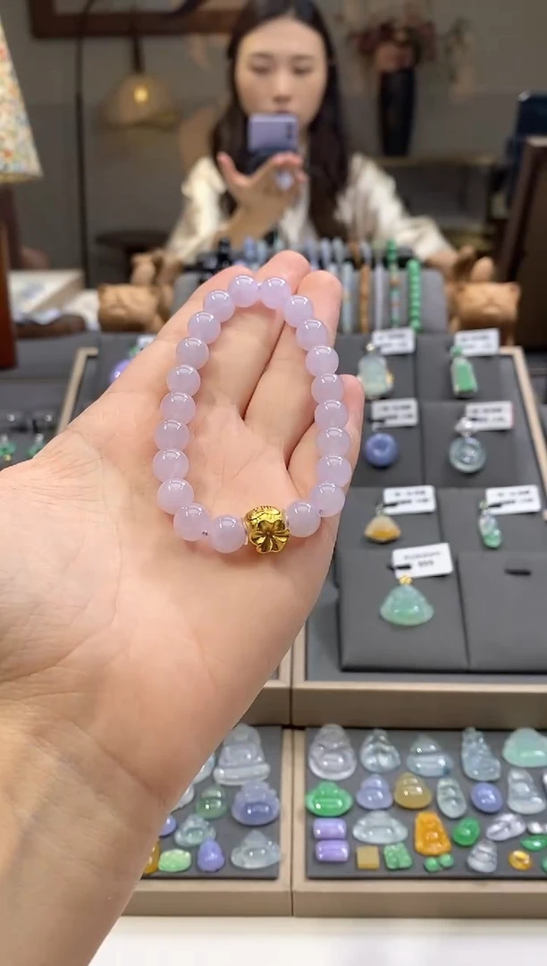 未镶嵌手链翡翠手串