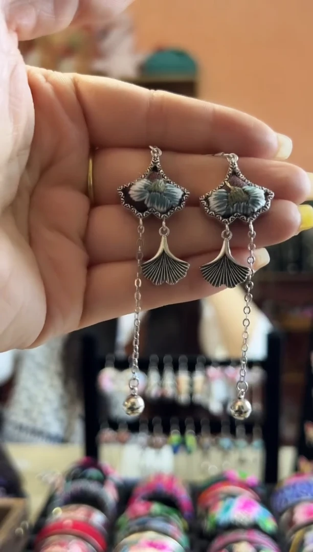 织绣艺枝独绣老绣饰品142