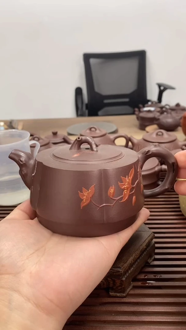 茶壶紫砂微瑕疵不退不换玉兰