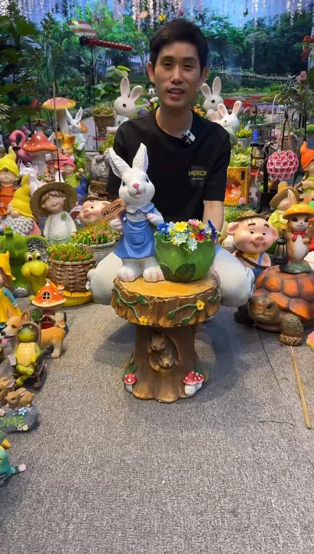 无花朵花园庭院摆件&002&