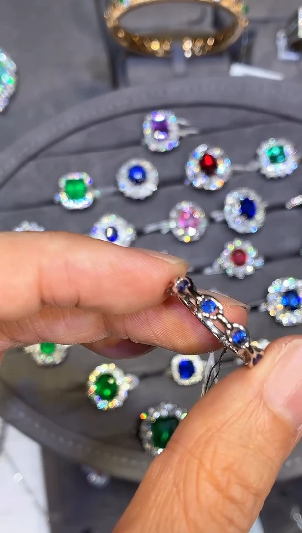 戒指蓝宝石18K金镶嵌【闪购】0.38ct/七天鉴赏