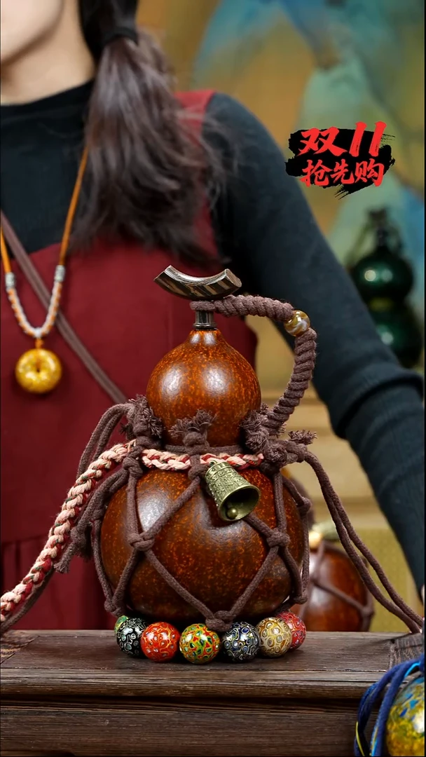 XT051网兜款酒葫芦不包手串