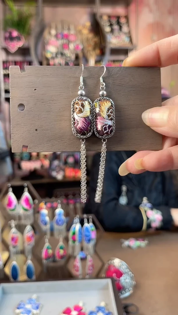 织绣 民族风手工非遗老绣饰品123