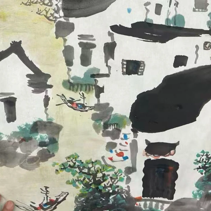 橱窗展示/藏雅文化/朱慧敏老师/宣纸国画/带证书 （展示）