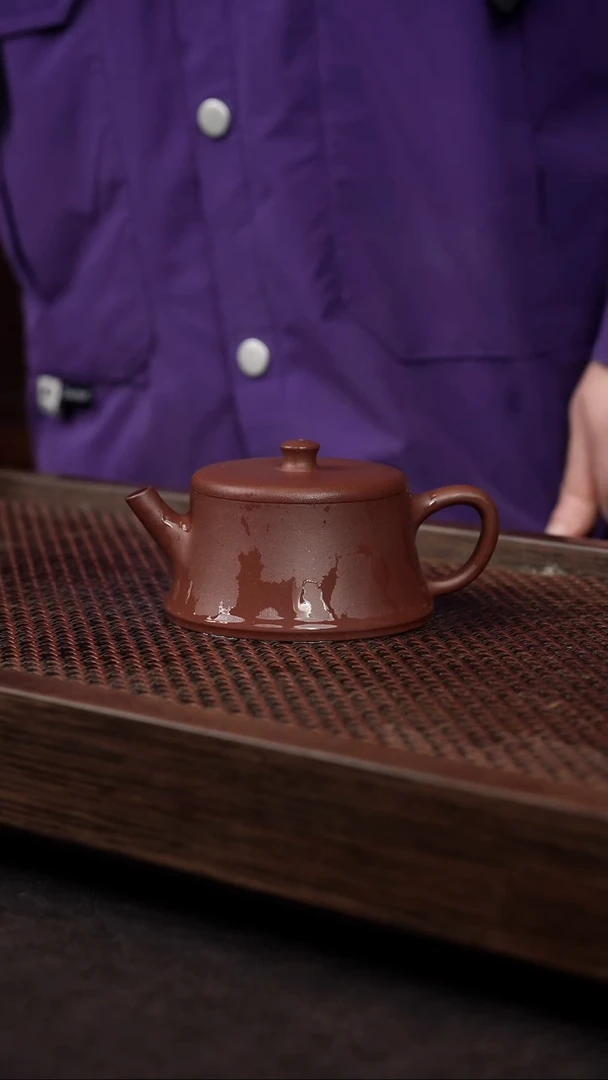 【闪购商品】紫砂茶壶底槽清云柱+矿标证书