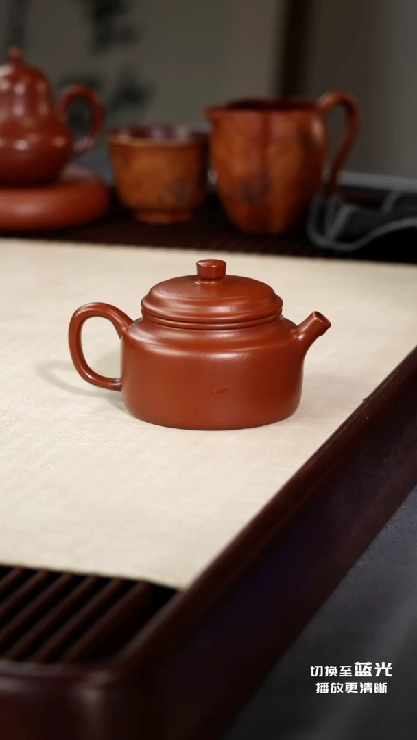 茶壶紫砂德钟·和-朱泥-130cc