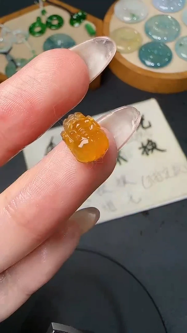 定制翡翠未镶嵌毛货57