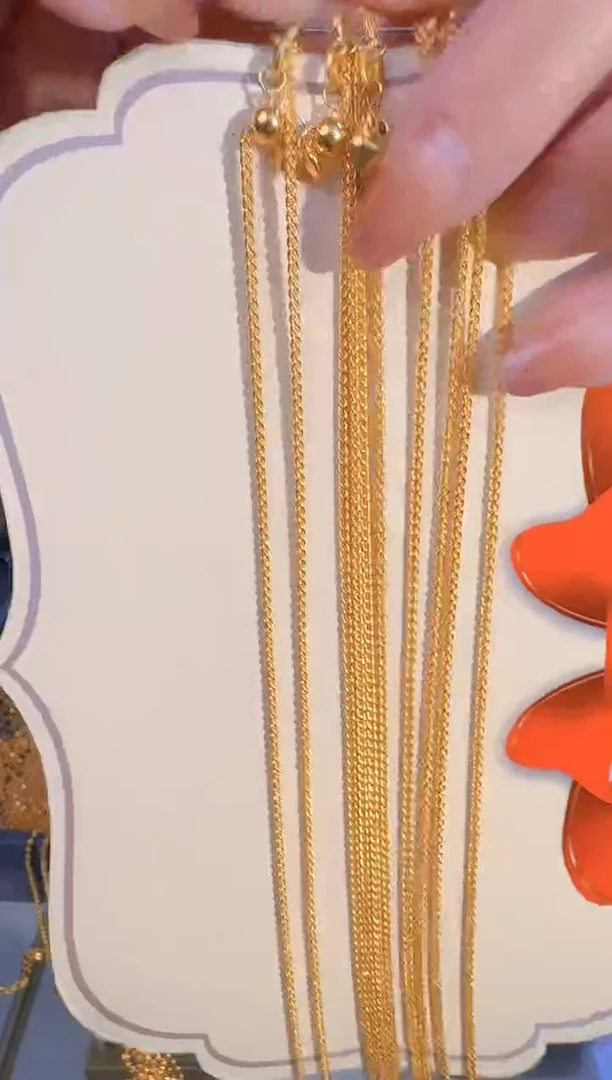 45cm爱心抽拉肖邦链3.68g（多样性发货）