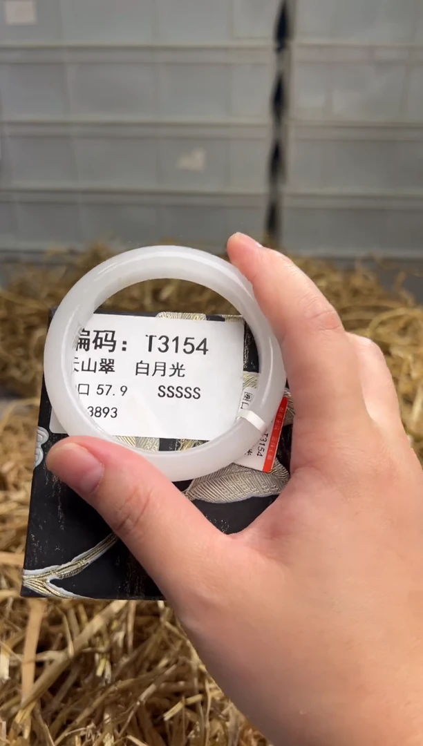未镶嵌手镯石英质玉T3154