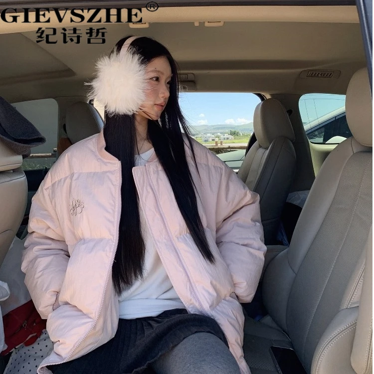 【90绒】纪诗哲轻奢羽绒服女2025冬季新款时尚宽松加厚保暖外套女款