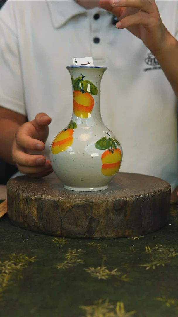 花瓶18景德镇手工高温釉下彩陶瓷