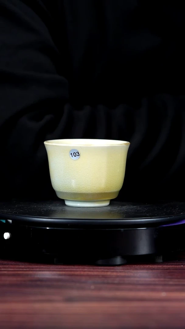 103#泥和窑一级品原矿钧瓷铃铛杯
